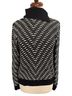 St. John Print Black White Pullover Sweater Size 8 - photo 1