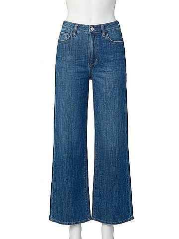 Joe's Jeans Mia High Rise Wide Leg Ankle Pant in Blue (view 1)