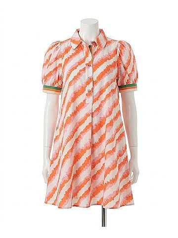 Entro Margaret Mini Dress in Orange Multi (view 1)