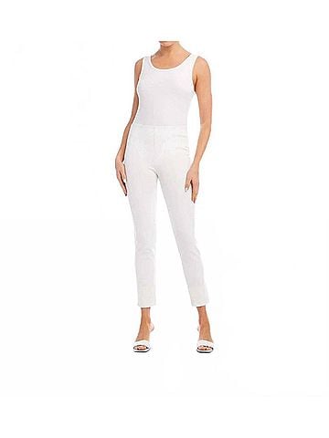 Fifteen Twenty Side Slit Pant in Off White (view 2)