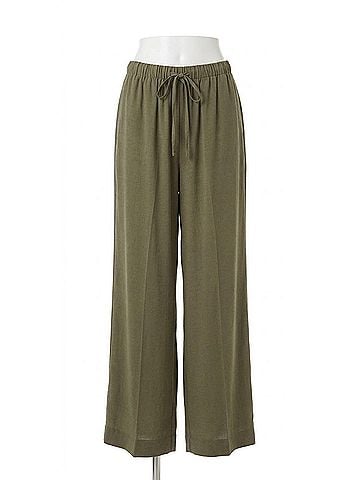 Fifteen Twenty Women's Press Pleat Drawstring Pant in Olive (view 1)