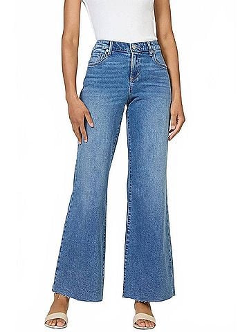 Dear John Mid Rise Micah Wide Leg Jeans in Skagway (view 2)