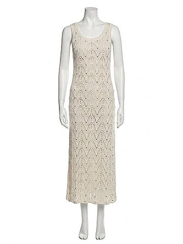 Generation Love Vincent Crystal Dress in Natural (view 1)