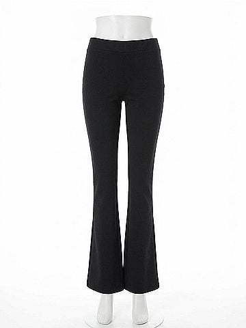 Lyssé Women's Spencer Hi Waist Neoprene Trouser in Black (view 1)