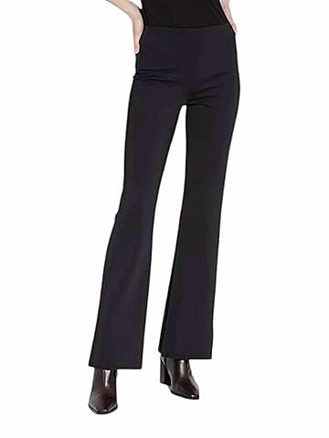 Lyssé Women's Spencer Hi Waist Neoprene Trouser in Black (view 2)