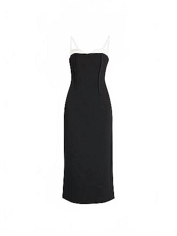 Jonathan Simkhai Kristen Dress in Black Multi (view 1)