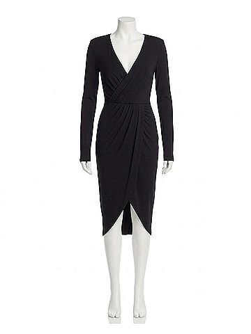 Bailey 44 Destroyer Tulip Hem Jersey Dress in Black (view 1)