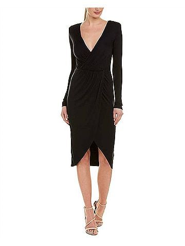 Bailey 44 Destroyer Tulip Hem Jersey Dress in Black (view 2)