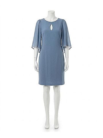 Joseph Ribkoff Knee-Length Dress in Serenity Blue (view 1)