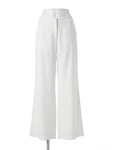 Generation Love Kelela Hammered Satin Pants in White (view 1)