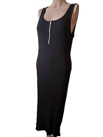 Generation Love Women's Adrienne Rib Dress in Black (view 2)