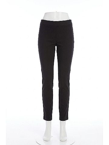 Fifteen Twenty Jane Ankle Zip Twill Slim Straight Leg Pants in Black (view 1)
