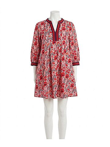Entro The Harlow Dress in Red (view 1)