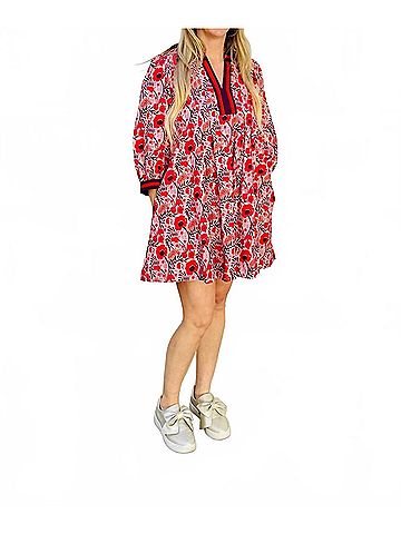 Entro The Harlow Dress in Red (view 2)