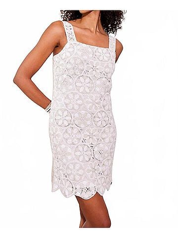 Fifteen Twenty Daisy Mini Dress in Off White / Neutral (view 2)