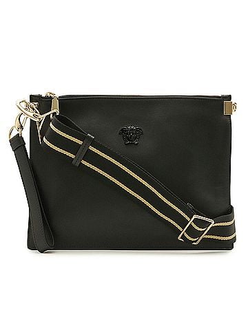 Versace VERSACE Medusa Shoulder Bag Clutch Leather Black (view 1)