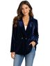 Aqua 100% Polyester 92% Polyester 8% Spandex Blue Jacket Size S - photo 1