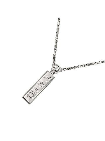 Tiffany & Co. Tiffany &amp; Co. Bar Drop Diamond Necklace, 46cm, 18K WG White Gold 750, 1837 Necklace (view 1)