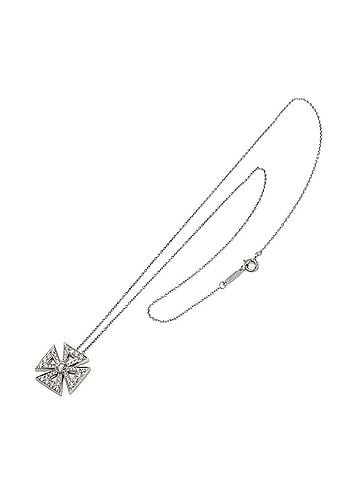 Tiffany & Co. Tiffany &amp; Co. Maltese Cross Diamond Necklace, 40cm, Platinum (Pt) (view 2)