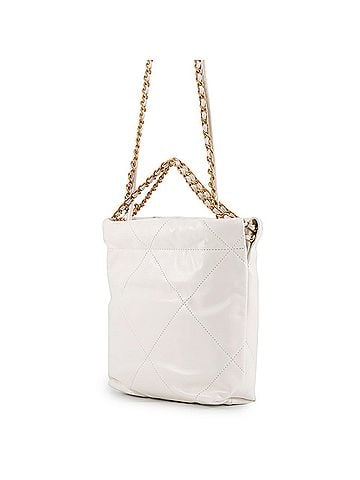 Chanel Chanel handbag CHANEL 22 Mini Coco Mark Shiny Calf Leather AS3980 2-way White women's (view 2)
