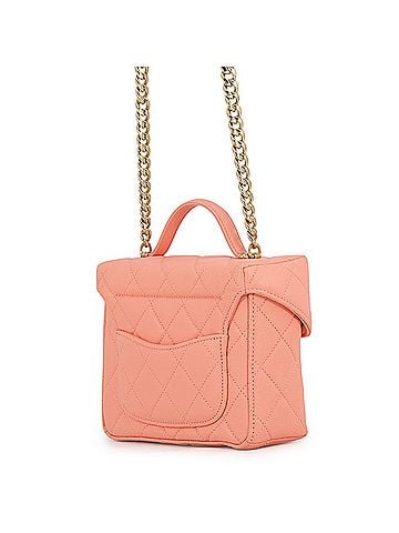 Chanel Chanel Chain Shoulder Bag Matelassé Coco Mark Small Vanity Caviar Skin AS3729 CHANEL 2-way Handbag Women's (view 2)