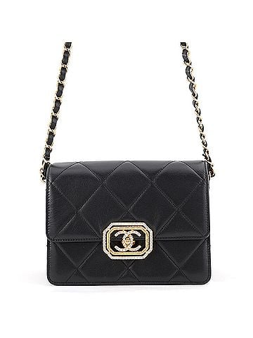 Chanel Chanel Chain Shoulder Bag Matelassé Coco Mark Mini Flap Lambskin AS3720 CHANEL Black Handbag Women's (view 1)