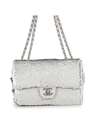Chanel Chanel Chain Shoulder Bag, Coco Mark, Sequins, Leather, CHANEL, Handbag, Women's, CHANEL (view 1)