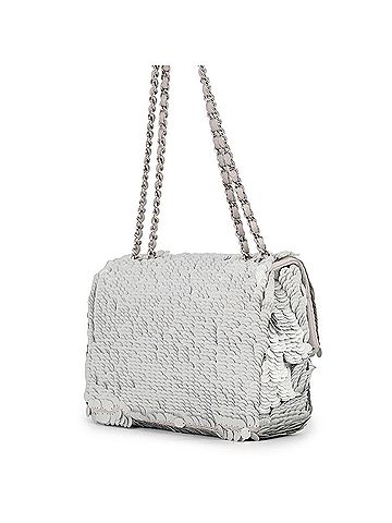 Chanel Chanel Chain Shoulder Bag, Coco Mark, Sequins, Leather, CHANEL, Handbag, Women's, CHANEL (view 2)