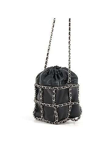 Chanel Chanel Chain Shoulder Bag, Coco Mark Handbag, Lambskin, AS2314, Black, Handbag for Women, CHANEL (view 2)
