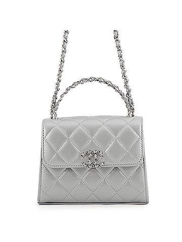 Chanel Chanel Chain Shoulder Bag, Handbag, Clutch, Matelassé, Coco Mark, Lambskin, AP3237, CHANEL, Women's, CHANEL (view 1)