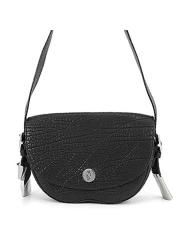 Burberry Burberry Shoulder Bag Chess Satchel Leather 80755111 BURBERRY Black Handbag Women's (view 1)