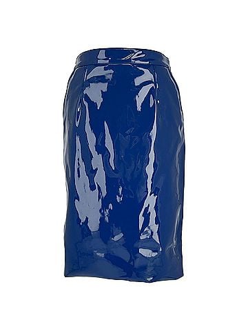 Marc Jacobs Marc by Marc Jacobs Midi Pencil Skirt in Blue Polyurethane (view 1)