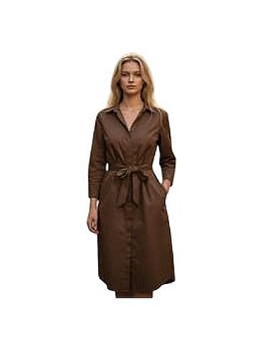 Tahari Shirt Dress Casual Dress (view 2)