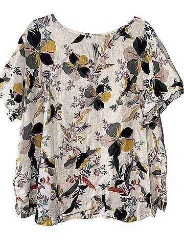 Cynthia Rowley Short Sleeve Blouse (view 2)