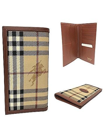 Burberry Burberrys Check Billfold Long Wallet 11108482 Beige Burberry (view 2)