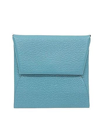 Hermès Hermes Bastia Verso coin case, new denim blue x Havana, W stamp, made in 2024. (Hermes wallet) (view 1)