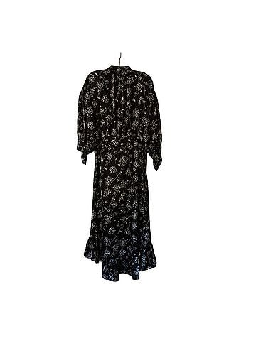 Cinq à Sept Halette Floral Tie-Waist Ruffle Dress Casual Dress (view 2)