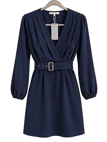 Daniel Rainn Wrap Mini Dress Casual Dress (view 1)