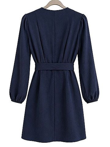 Daniel Rainn Wrap Mini Dress Casual Dress (view 2)