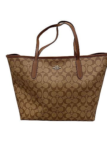 Coach Leather Tote (view 2)