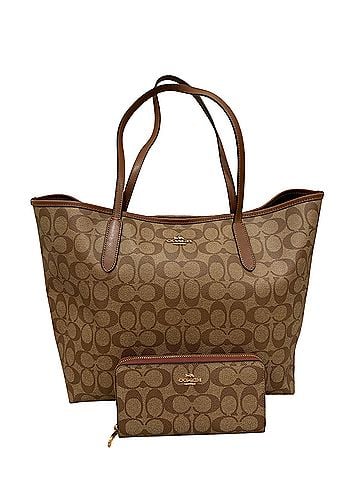 Coach Leather Tote (view 1)