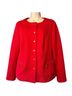 Chico's Diamond Quilted Collarless Snap Button Zip Pocket Jacket Jacket - photo 1