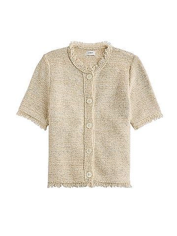 J.Crew Short Sleeve Fringe Lady Cardigan Sweater Cardigan (view 1)
