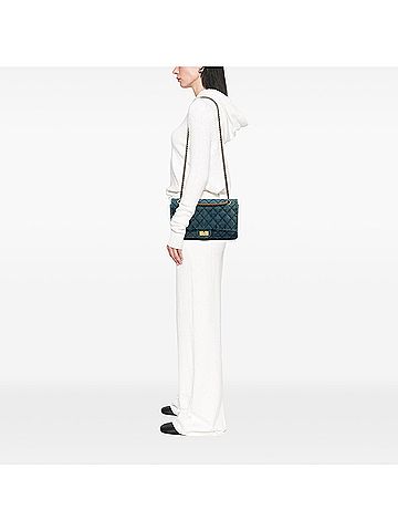 Chanel Quilted Denim Reissue 2.55 Double Flap 227 (view 2)