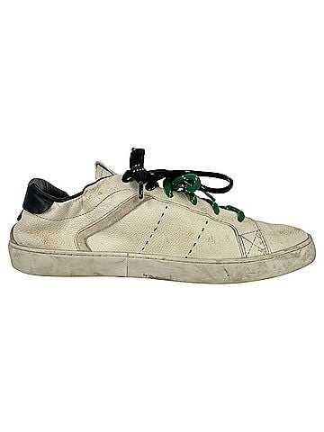 Miu Miu Miu Miu Deco Low-Top Sneakers in White Calf Leather (view 1)