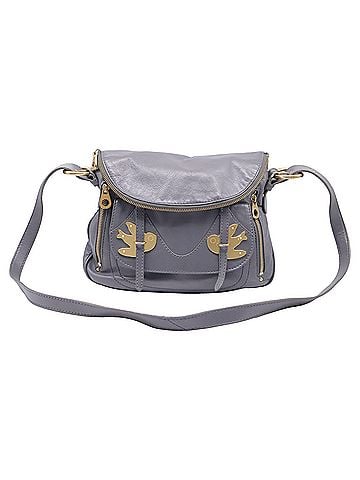 Marc Jacobs Marc by Marc Jacobs Petal to the Metal Natasha Crossbody Bag in Grey Leather (view 1)