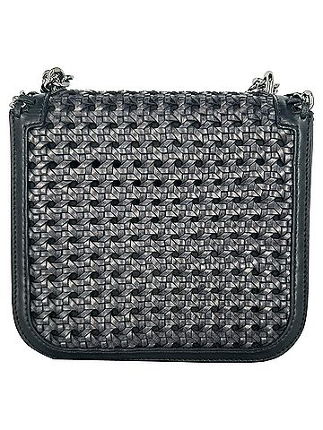 Stella McCartney Stella Mccartney Small Falabella Box Shoulder Bag in Black Faux Leather (view 2)