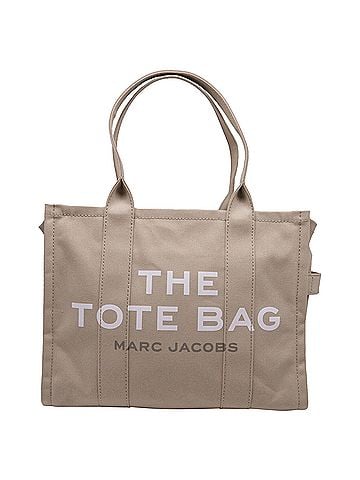 Marc Jacobs Marc Jacobs The Large Tote Bag in Beige Cotton (view 1)