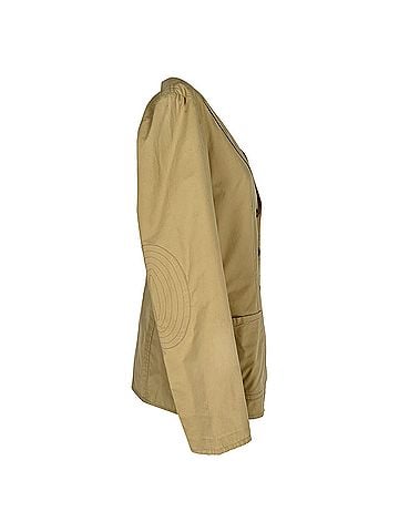 Giorgio Armani Giorgio Armani Vintage Three-Button Blazer in Camel Yellow Cotton (view 2)