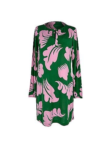 Diane von Furstenberg Diane Von Furstenberg Floral-Print Mini Dress in Multicolor Silk (view 1)